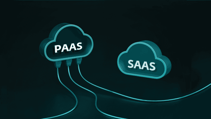 What is the difference between PaaS and SaaS