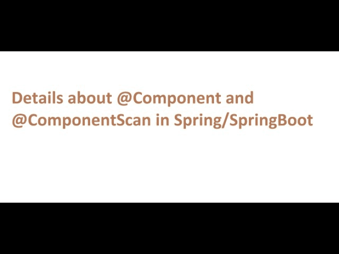 How Component Scanning Works in Spring Framework?