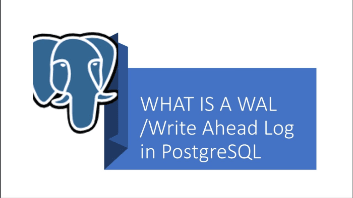 PostgreSQL: Write-Ahead Logging (WAL)